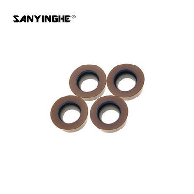 CNC Carbide Milling Inserts Cutting Blade Tools RPMW1003MO For Cutting Cast Steel Internal