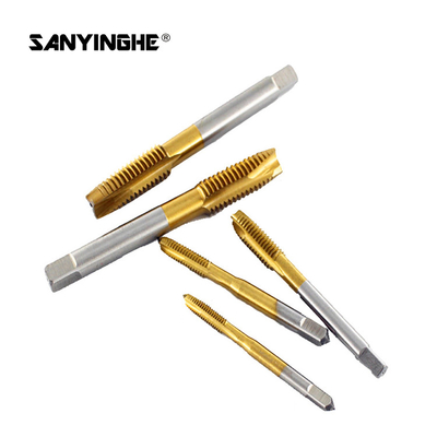Titanium Plated Cobalt Pipe Thread Tap Set Apex Tap M1-M20 Stainless Steel